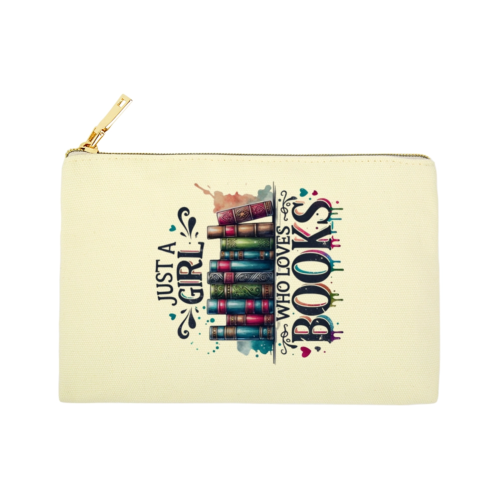 Pagewings Just A Girl Who Loves Books Pouch