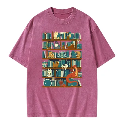 Pagewings Library of the Ring Unisex Washed T-shirt