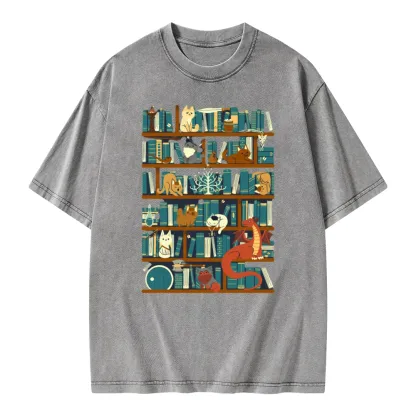 Pagewings Library of the Ring Unisex Washed T-shirt