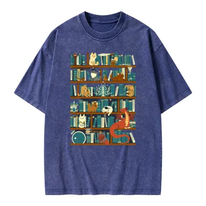 Pagewings Library of the Ring Unisex Washed T-shirt