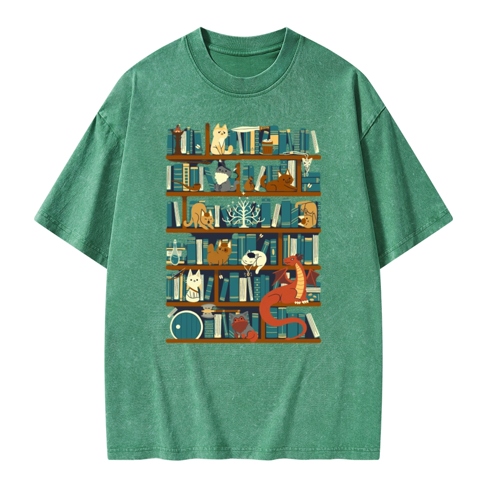 Pagewings Library of the Ring Unisex Washed T-shirt