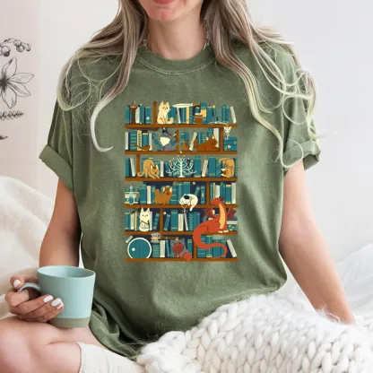 Pagewings Library of the Ring Unisex Washed T-shirt