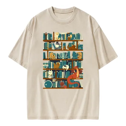 Pagewings Library of the Ring Unisex Washed T-shirt