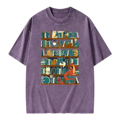 Pagewings Library of the Ring Unisex Washed T-shirt