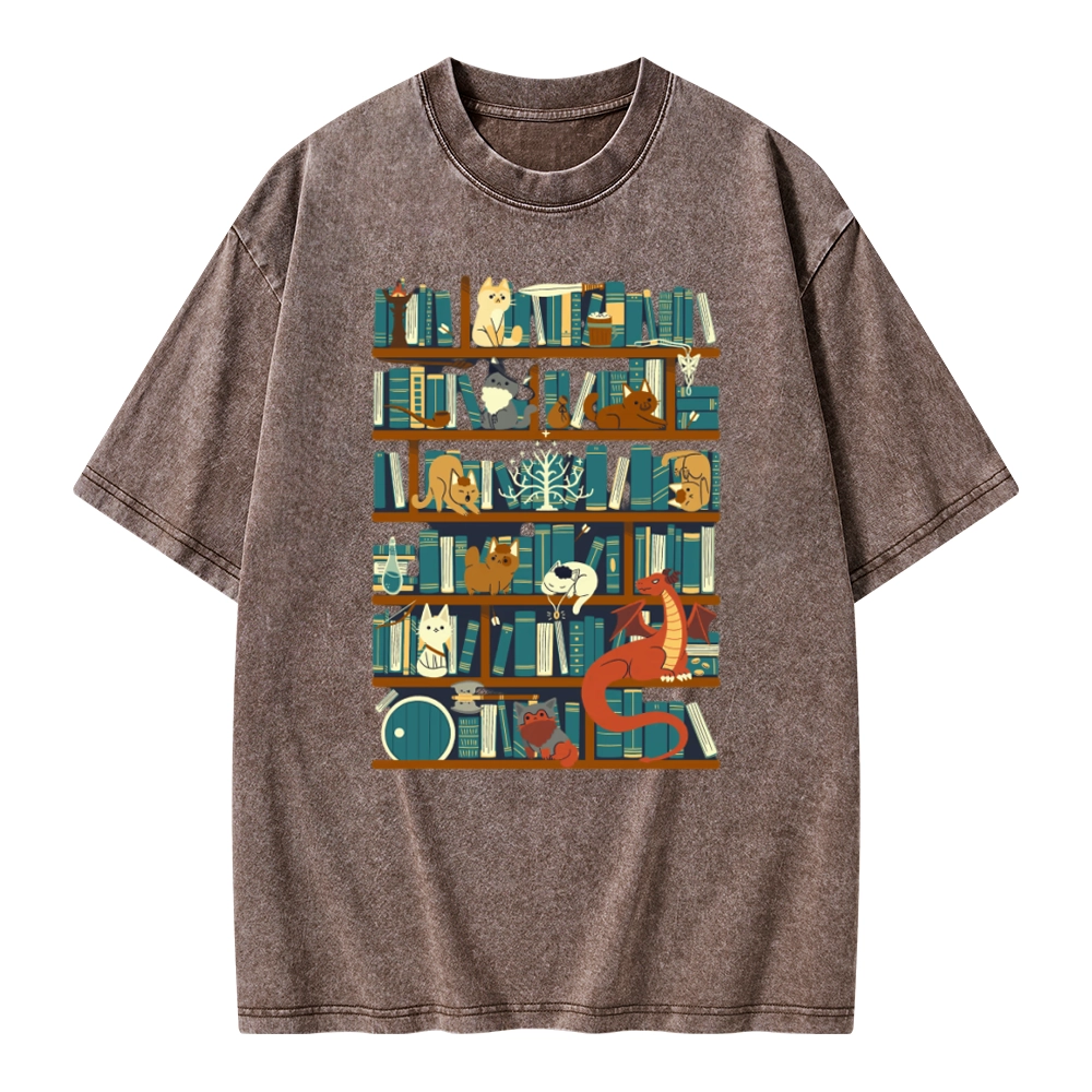 Pagewings Library of the Ring Unisex Washed T-shirt