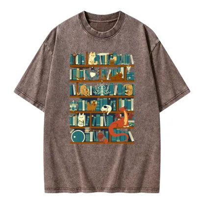 Pagewings Library of the Ring Unisex Washed T-shirt