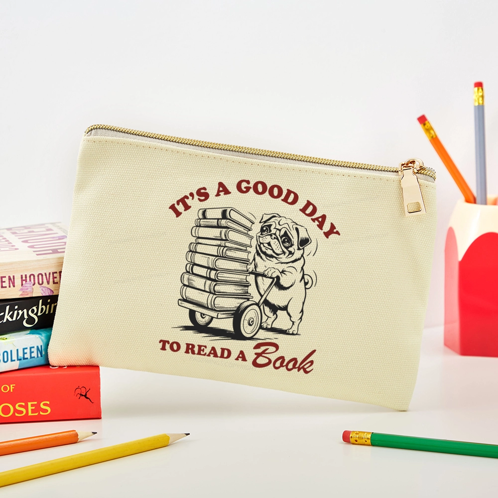 Pagewings Its A Good Day To Read A Book Pouch