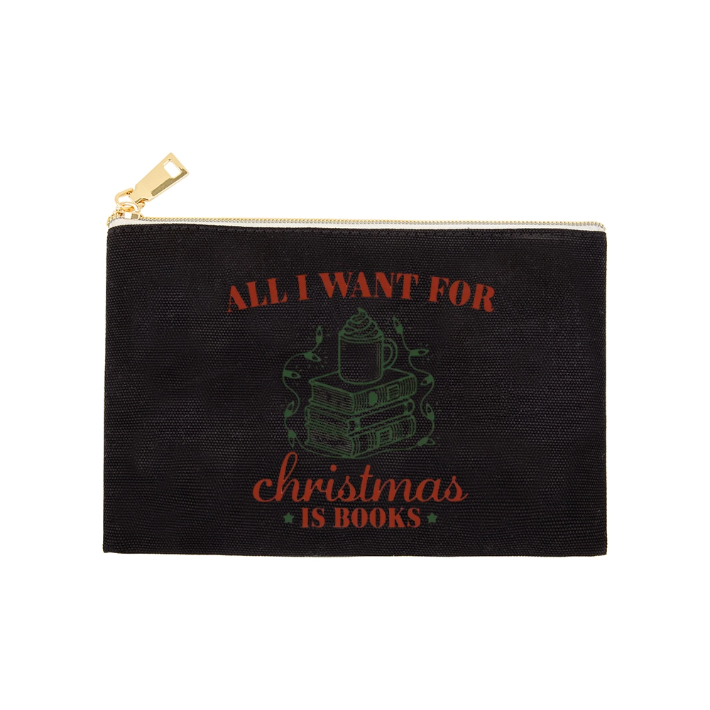 Pagewings All I Want For Christmas Is Books Pouch