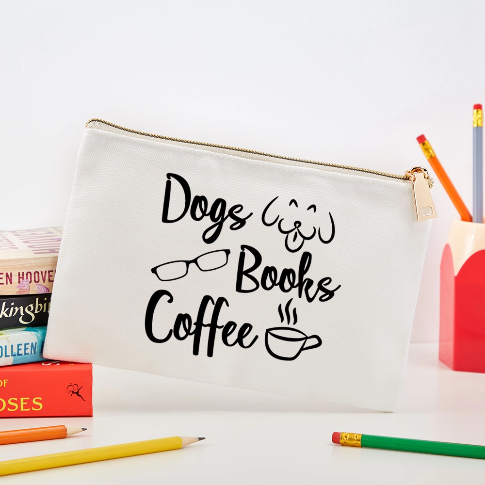 Pagewings Dogs Books Coffee Pouch