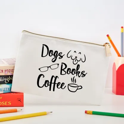 Pagewings Dogs Books Coffee Pouch
