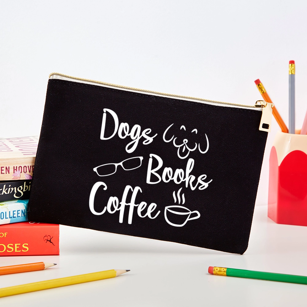 Pagewings Dogs Books Coffee Pouch
