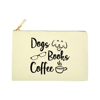 Pagewings Dogs Books Coffee Pouch