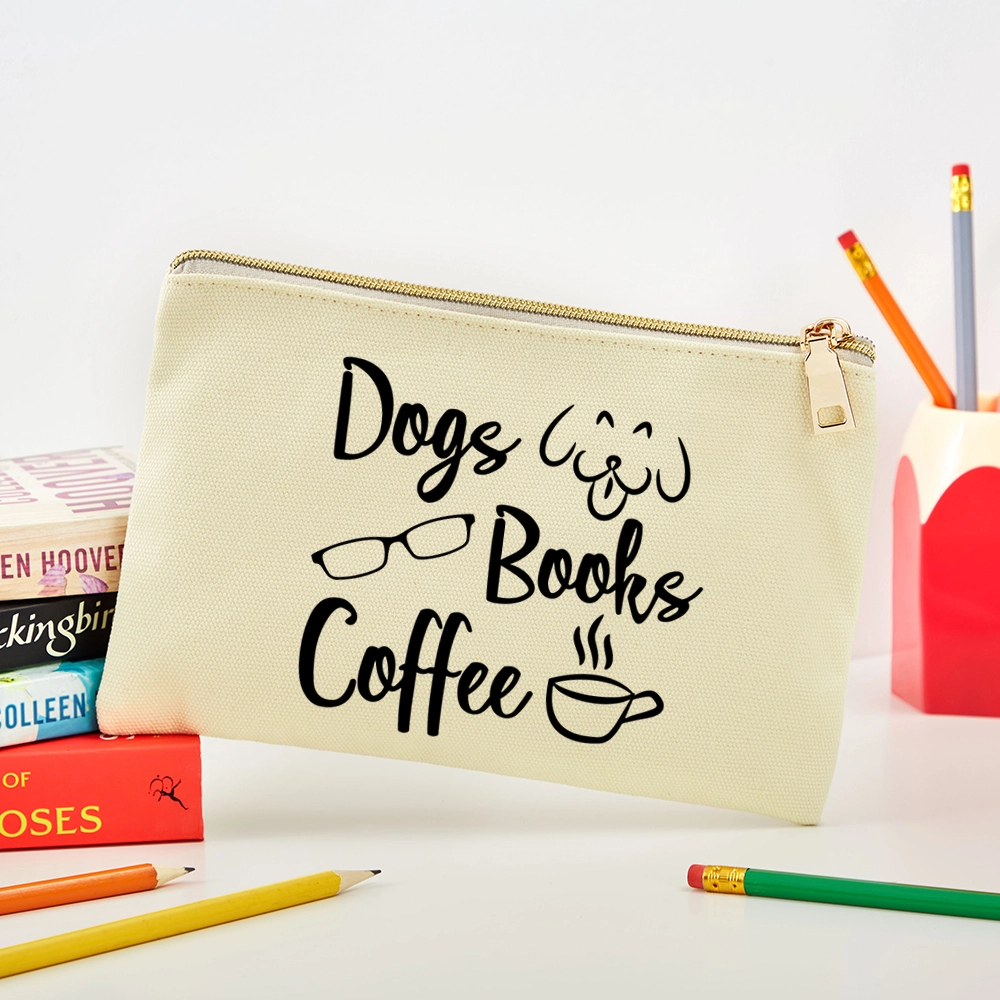 Pagewings Dogs Books Coffee Pouch