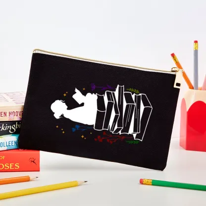 Pagewings Girl Reading Pouch