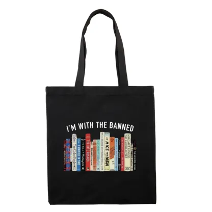 Pagewings I'm With The Banned Reading Tote Bag