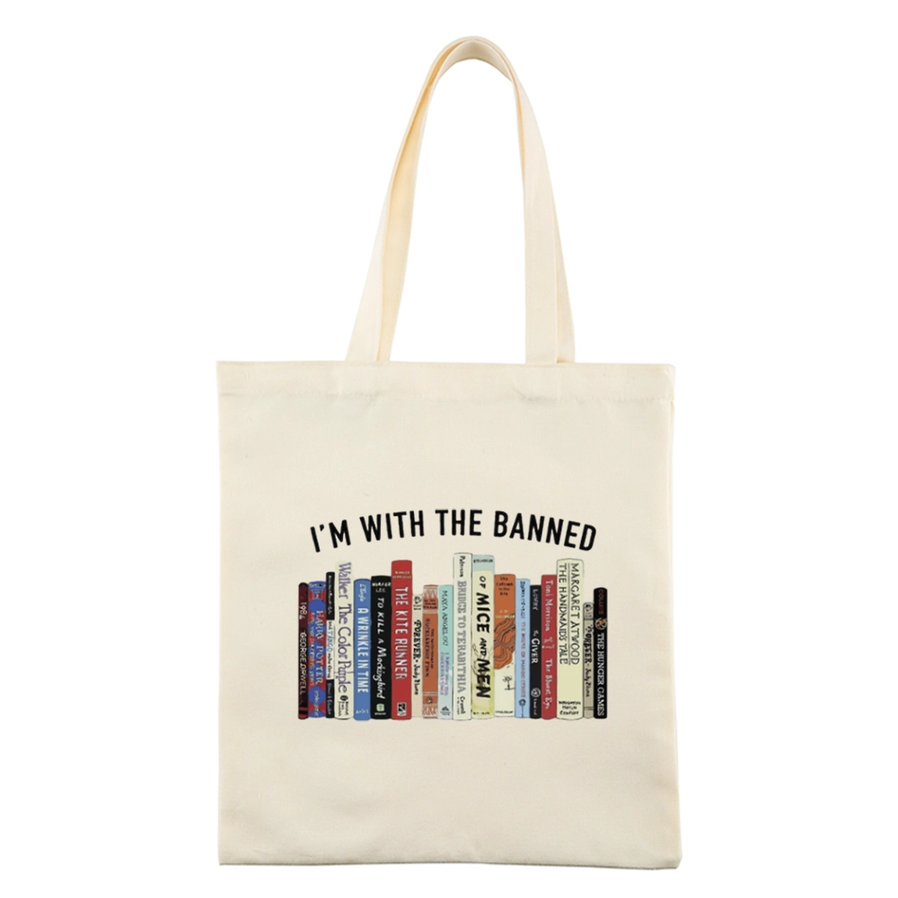 Pagewings I'm With The Banned Reading Tote Bag