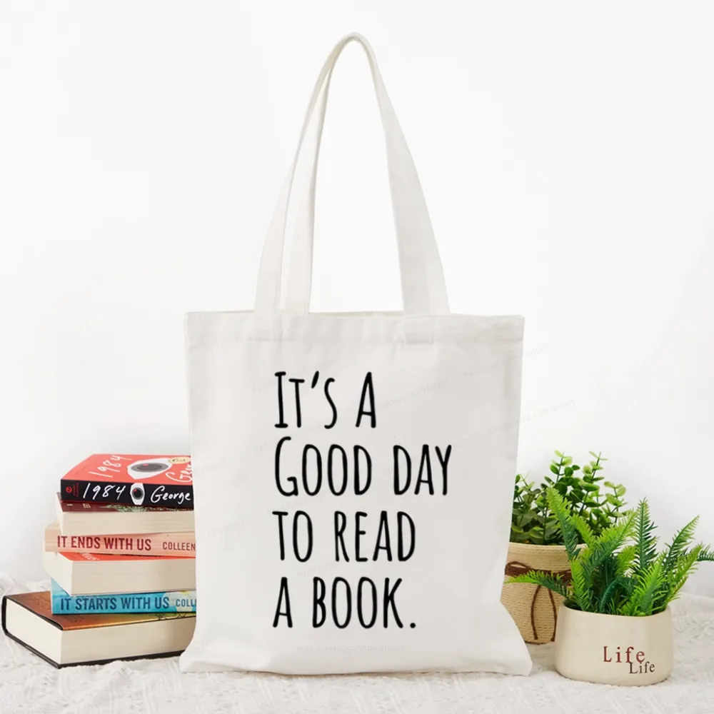 Pagewings It's A Good Day To Read A Book Tote Bag