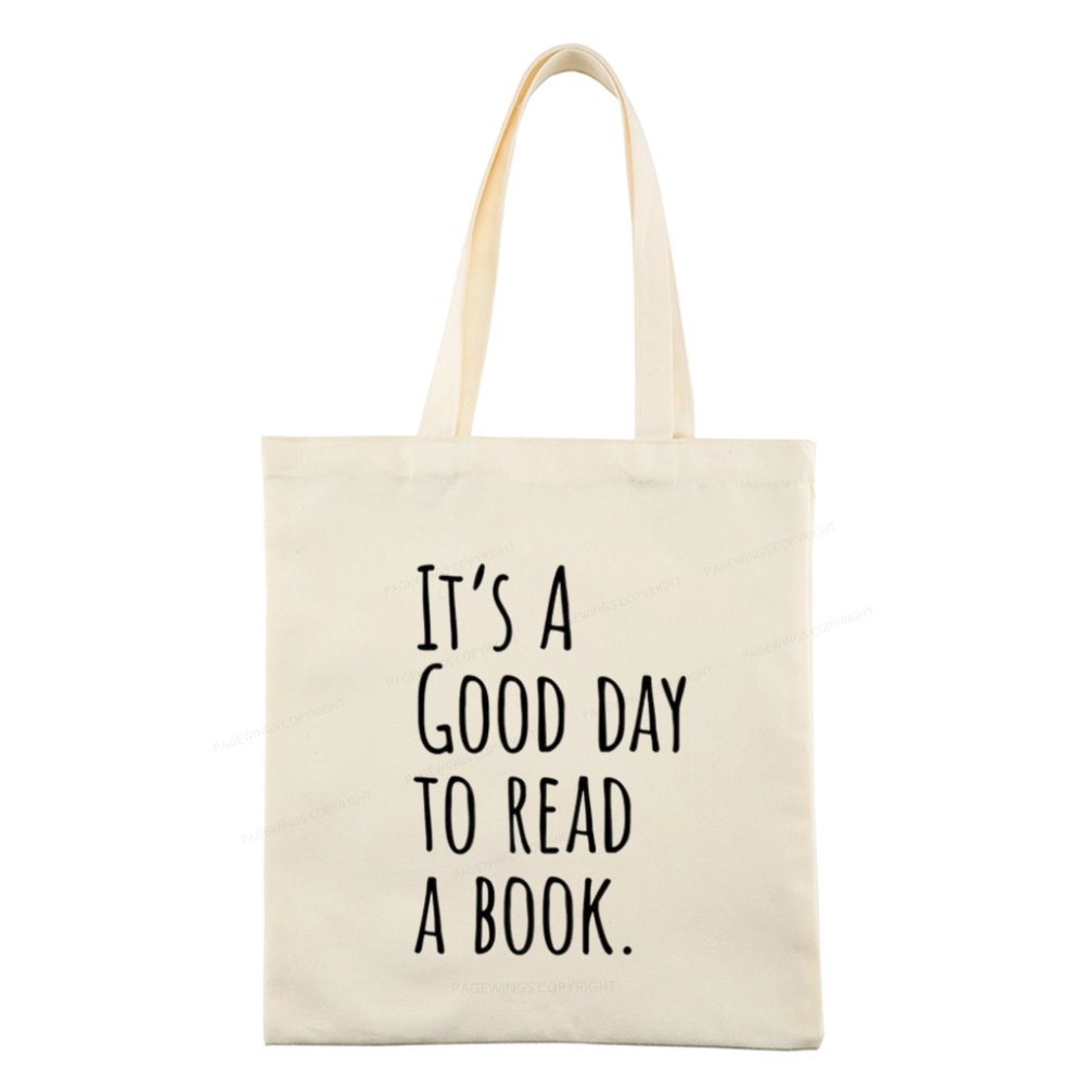 Pagewings It's A Good Day To Read A Book Tote Bag