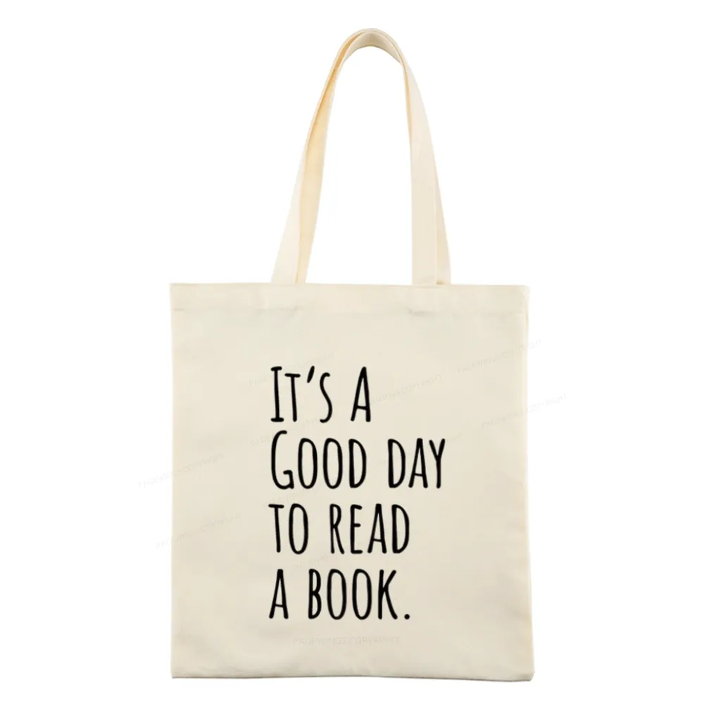Pagewings It's A Good Day To Read A Book Tote Bag