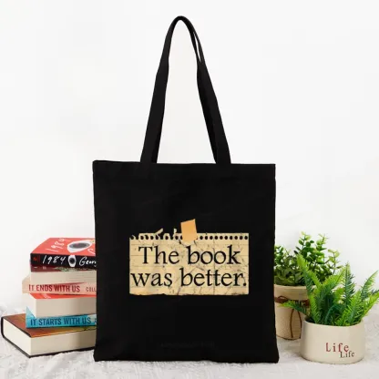 Pagewings The Book Was Better Tote Bag