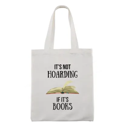Pagewings It's Not Hoarding If It's Books Tote Bag