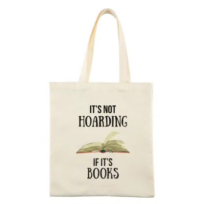 Pagewings It's Not Hoarding If It's Books Tote Bag