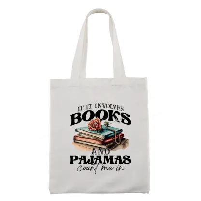 Pagewings Books And Pajamas Tote Bag