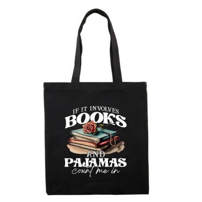 Pagewings Books And Pajamas Tote Bag