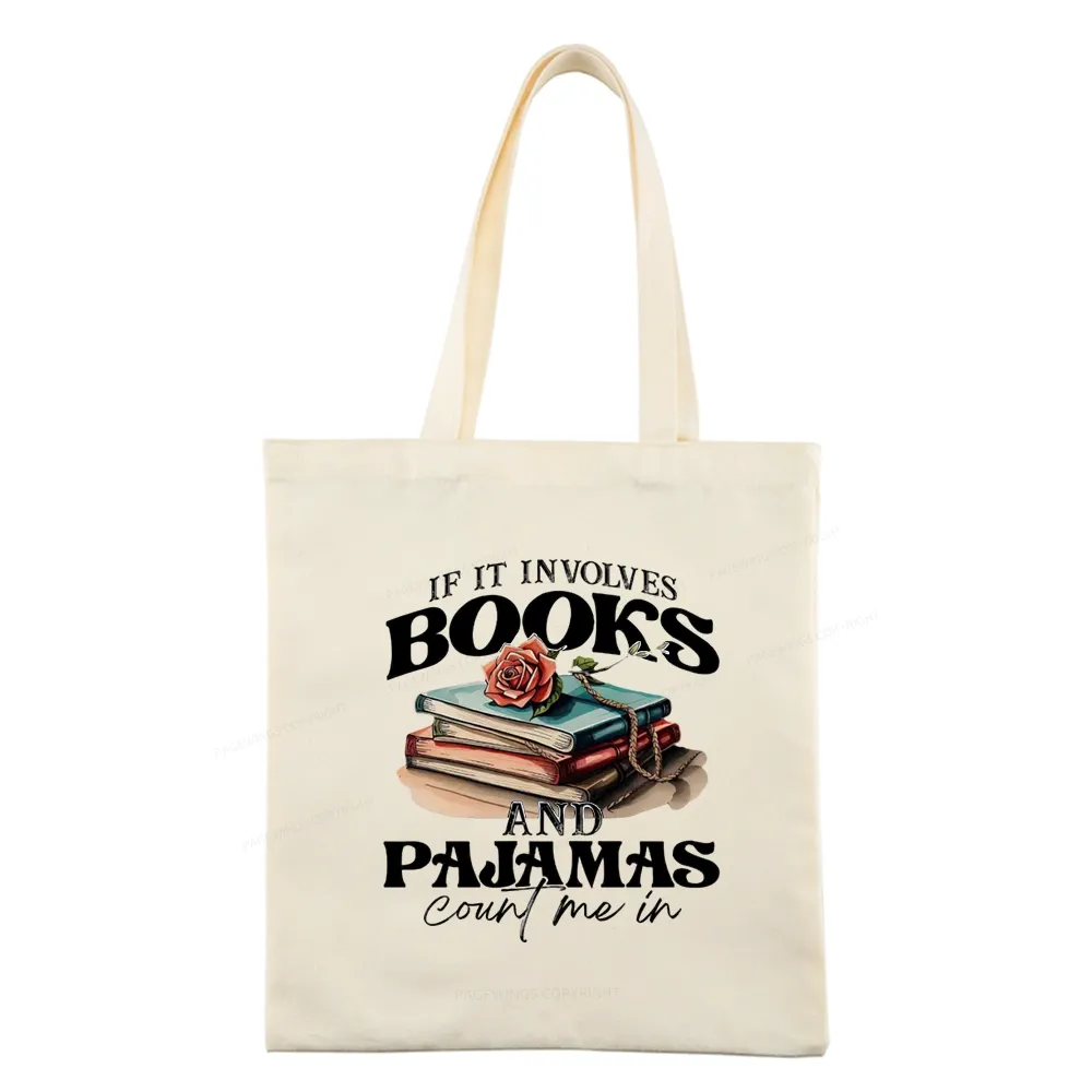 Pagewings Books And Pajamas Tote Bag