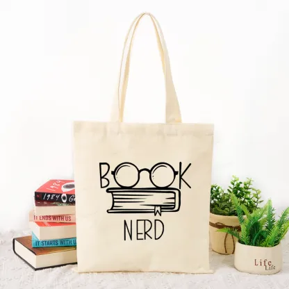 Pagewings Book Nerd Tote Bag