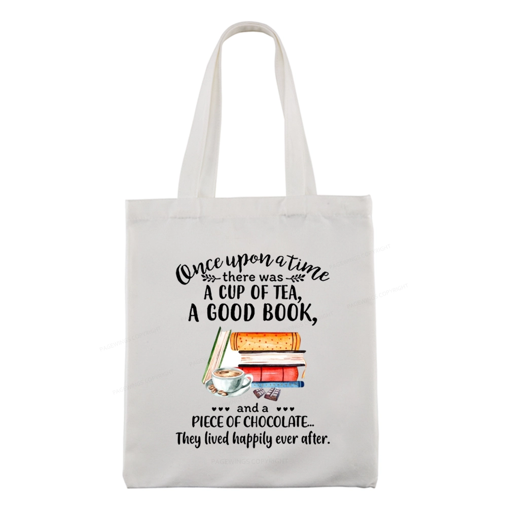 Pagewings Books And Chocolate Tote Bag