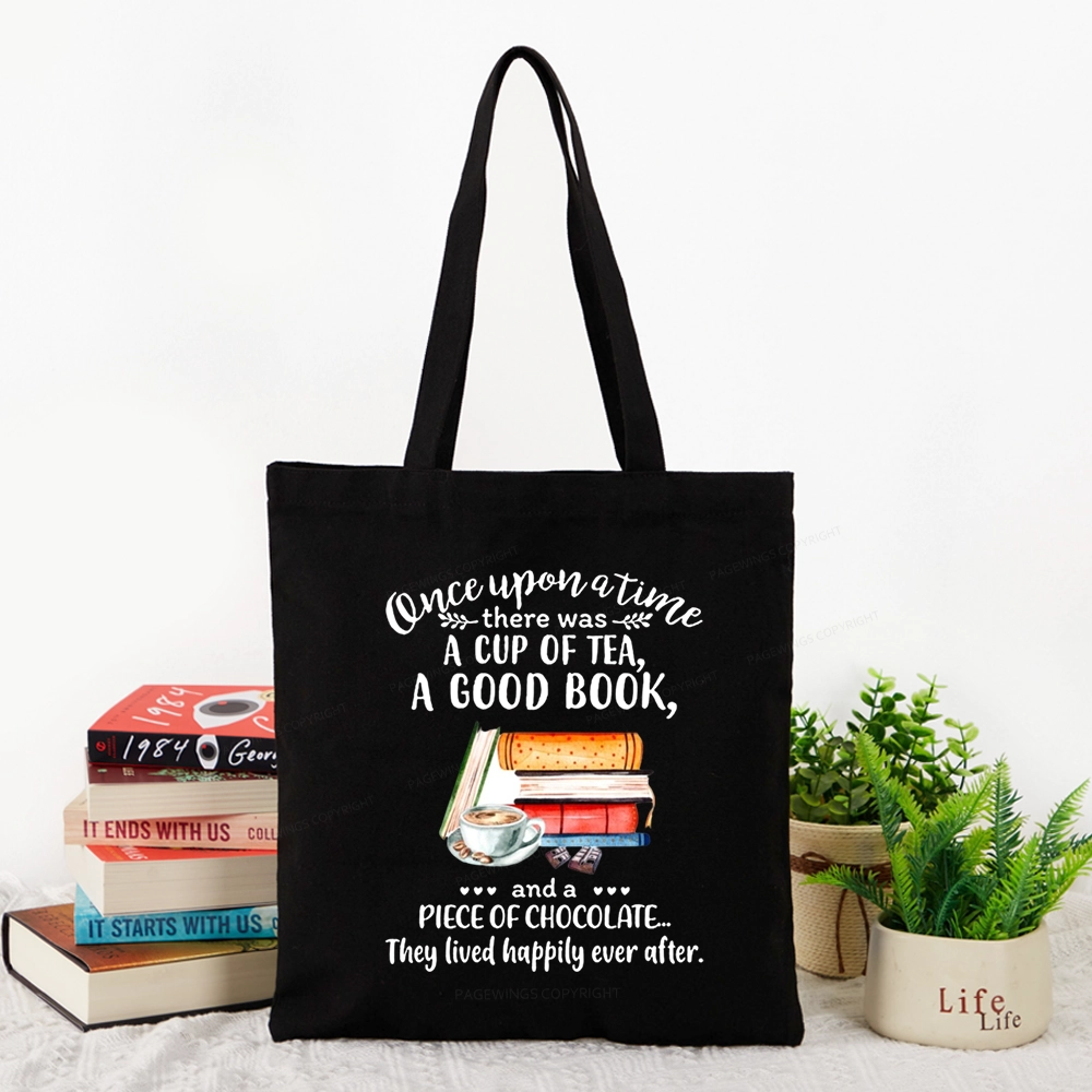 Pagewings Books And Chocolate Tote Bag