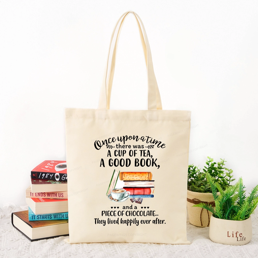 Pagewings Books And Chocolate Tote Bag