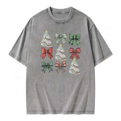 Pagewings Booked for Christmas Unisex Washed T-shirt
