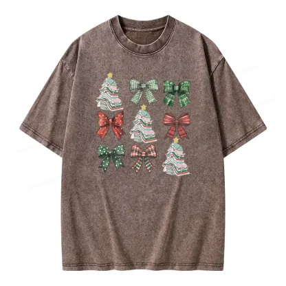 Pagewings Booked for Christmas Unisex Washed T-shirt