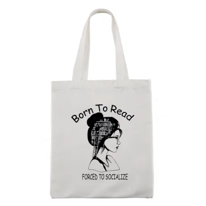 Pagewings Born To Read Tote Bag