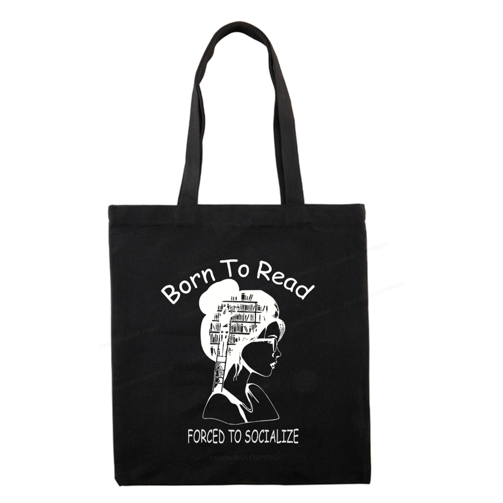 Pagewings Born To Read Tote Bag