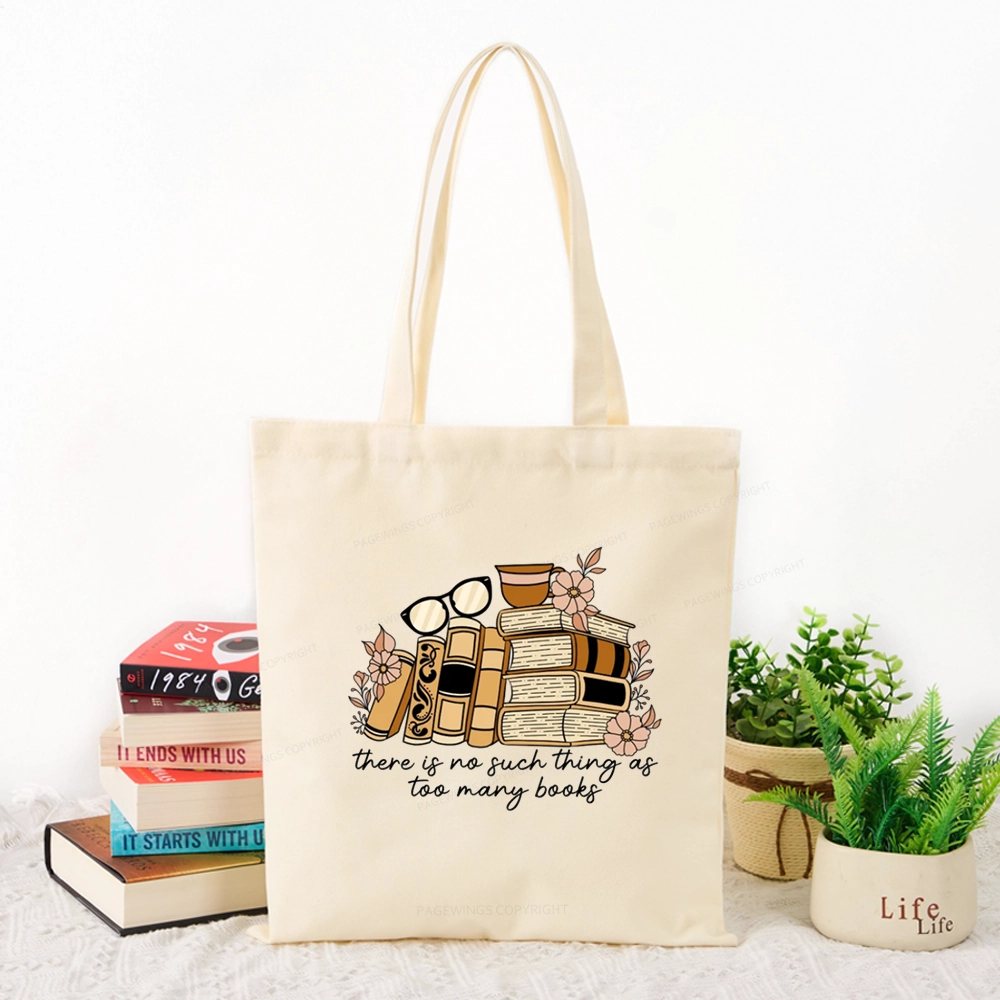 Pagewings Book Lover Tote Bag
