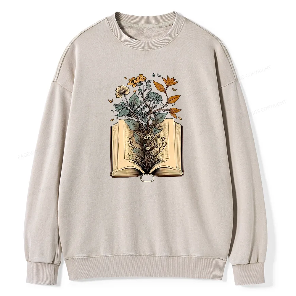 Pagewings To Kill a Mockingbird Unisex Washed Sweatshirt