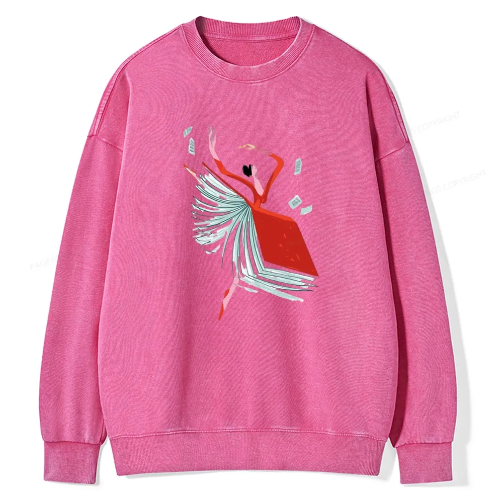 Pagewings To Kill a Mockingbird Unisex Washed Sweatshirt