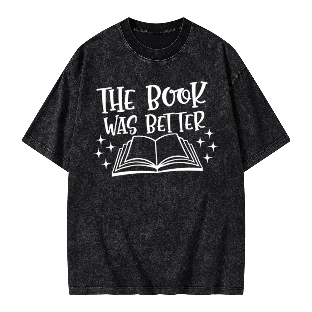 Pagewings The Book Was Better Unisex Washed T-shirt