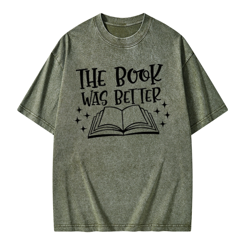 Pagewings The Book Was Better Unisex Washed T-shirt