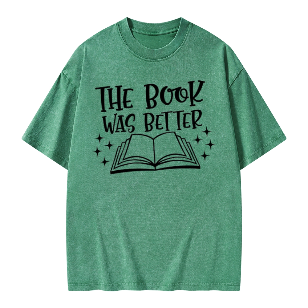 Pagewings The Book Was Better Unisex Washed T-shirt