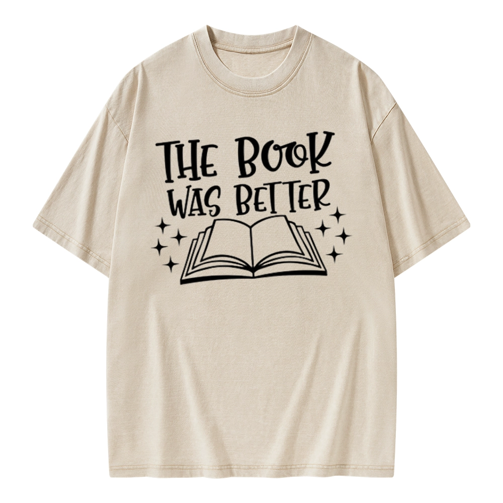 Pagewings The Book Was Better Unisex Washed T-shirt