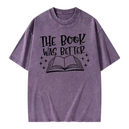 Pagewings The Book Was Better Unisex Washed T-shirt