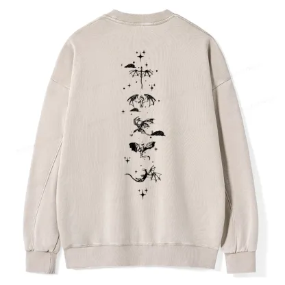 Pagewings Basgiath War College 2-Sided Unisex Washed Sweatshirt