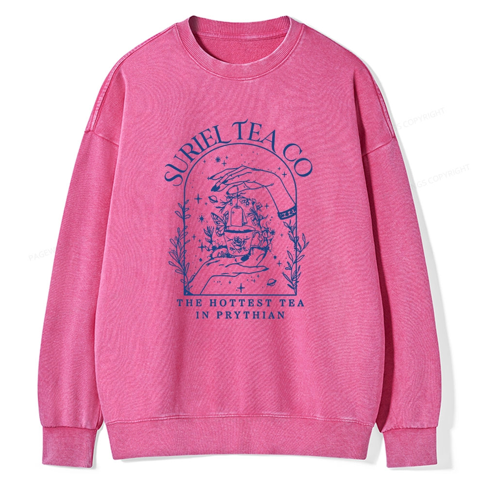 Pagewings A Court Of Thorns And Roses Unisex Washed Sweatshirt