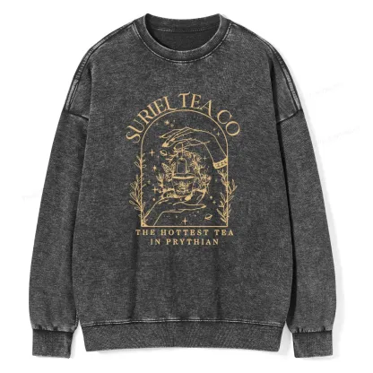 Pagewings A Court Of Thorns And Roses Unisex Washed Sweatshirt