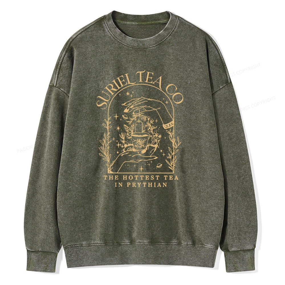 Pagewings A Court Of Thorns And Roses Unisex Washed Sweatshirt