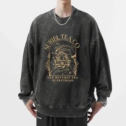 Pagewings A Court Of Thorns And Roses Unisex Washed Sweatshirt